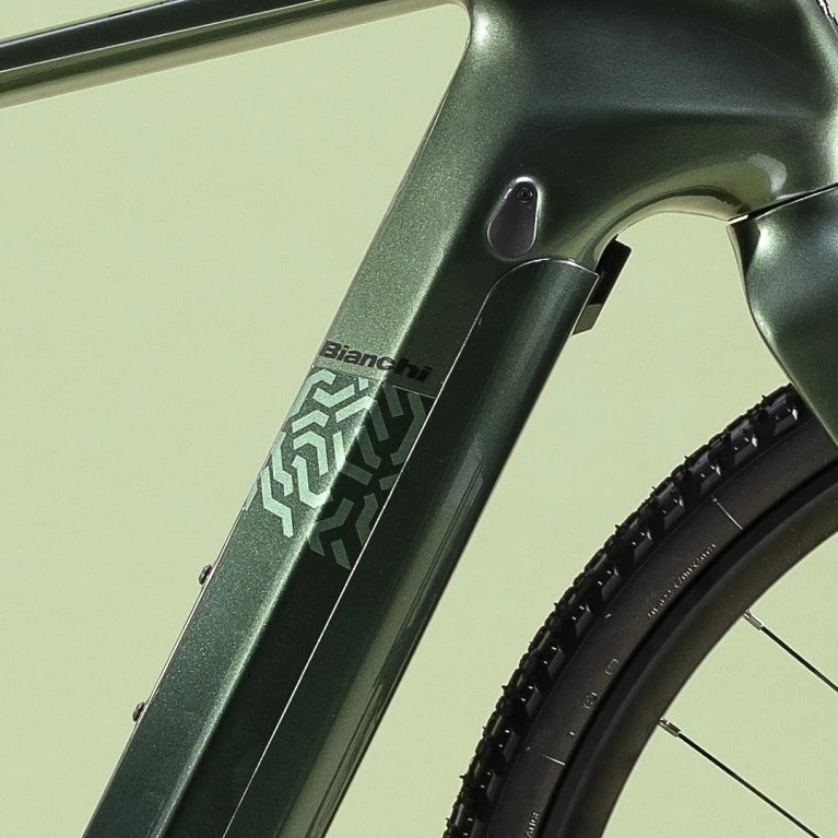 Bianchi E-Arcadex GRX600 Olive'n'Green Bosch 500 2 Bianchi E-Arcadex GRX600 Olive'n'Green Bosch 500 – Image 2