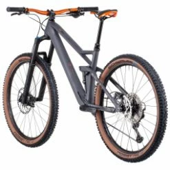 VTT Tout-Suspendu Cube Stereo 140 HPC Race 27.5 Shimano -VÉLOS ÉLECTRIQUES Soldes Magasin VTT Tout Suspendu Cube Stereo 140 HPC Race 27.5 Shimano SLXXT 12V 27.5 Gris 2022 4