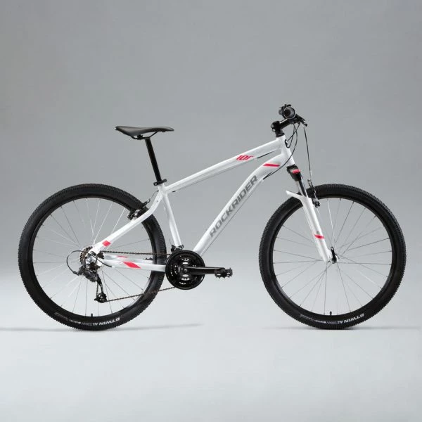 RECONDITIONNÉ - VÉLO VTT ST 100 FEMME BLANC ROSE 27,5" - TRÈS BON 2 RECONDITIONNÉ - VÉLO VTT ST 100 FEMME BLANC ROSE 27,5" - TRÈS BON – Image 2