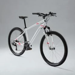 VTT ALUMINIUM SEMI-RIGIDE 29" - HARDTAIL -VÉLOS ÉLECTRIQUES Soldes Magasin reconditionne velo vtt st 100 femme blanc rose 275 tres bon 2 600x600 2