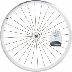 ROUE FIXIE 700 BLANC AVANT -VÉLOS ÉLECTRIQUES Soldes Magasin roue fixie 700 blanc avant 3 600x600 1