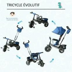 TRICYCLE ÉVOLUTIF POUR ENFANTS -VÉLOS ÉLECTRIQUES Soldes Magasin tricycle evolutif pour enfants 3 600x600 1