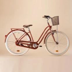 VELO DE VILLE ELOPS 540 CADRE BAS ROUGE BRIQUE -VÉLOS ÉLECTRIQUES Soldes Magasin velo de ville elops 540 cadre bas rouge brique 5 600x600 1