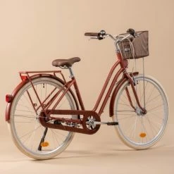 VELO DE VILLE ELOPS 540 CADRE BAS ROUGE BRIQUE -VÉLOS ÉLECTRIQUES Soldes Magasin velo de ville elops 540 cadre bas rouge brique 8 600x600 1