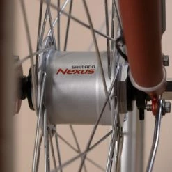 VELO DE VILLE ELOPS 540 CADRE BAS ROUGE BRIQUE -VÉLOS ÉLECTRIQUES Soldes Magasin velo de ville elops 540 cadre bas rouge brique 9 600x600 1