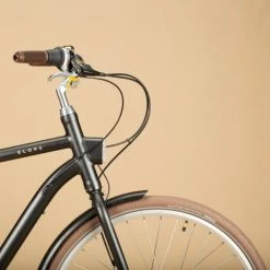 VELO DE VILLE ELOPS 900 CADRE HAUT ALUMINIUM NOIR -VÉLOS ÉLECTRIQUES Soldes Magasin velo de ville elops 900 cadre haut aluminium noir 8 600x600 1