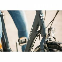 VELO DE VILLE ELOPS 900 GRIS -VÉLOS ÉLECTRIQUES Soldes Magasin velo de ville elops 900 gris 7 600x600 1