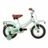 VÉLO ENFANT SUPERSUPER COOPER BAMBOO - 12 POUCES - VERT PISTACHE
