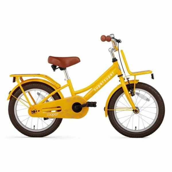 VÉLO ENFANT SUPERSUPER COOPER BAMBOO - 16 POUCES - JAUNE 6 VÉLO ENFANT SUPERSUPER COOPER BAMBOO - 16 POUCES - JAUNE – Image 6