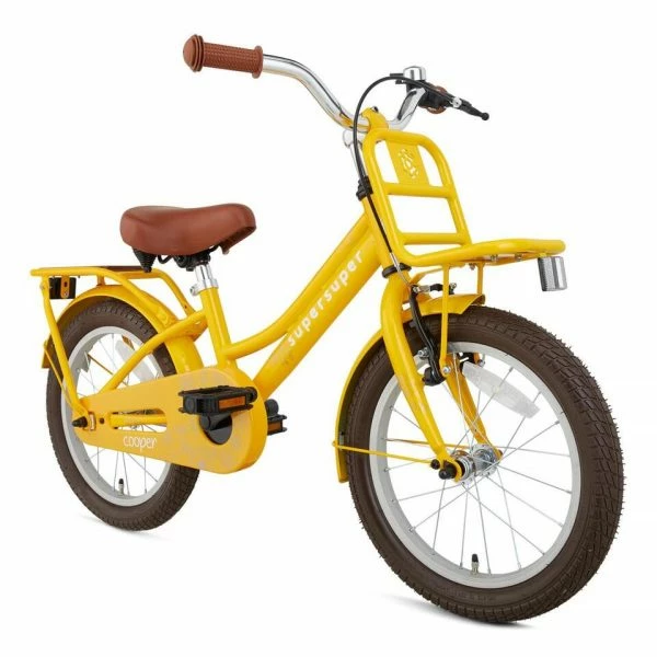 VÉLO ENFANT SUPERSUPER COOPER BAMBOO - 16 POUCES - JAUNE 7 VÉLO ENFANT SUPERSUPER COOPER BAMBOO - 16 POUCES - JAUNE – Image 7