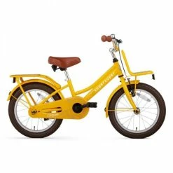 VÉLO ENFANT SUPERSUPER COOPER BAMBOO - 16 POUCES - JAUNE