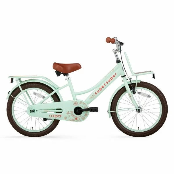 VÉLO ENFANT SUPERSUPER COOPER BAMBOO - 18 POUCES - VERT PISTACHE 1 VÉLO ENFANT SUPERSUPER COOPER BAMBOO - 18 POUCES - VERT PISTACHE