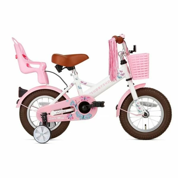 VÉLO ENFANT SUPERSUPER LITTLE MISS - 12 POUCES - BLANC 1 VÉLO ENFANT SUPERSUPER LITTLE MISS - 12 POUCES - BLANC