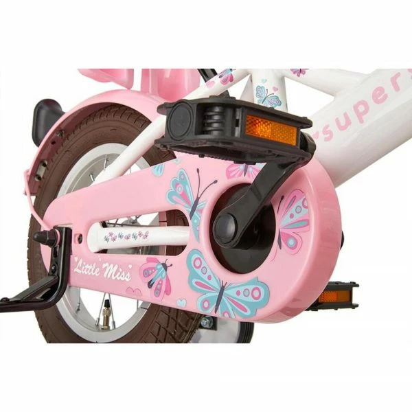 VÉLO ENFANT SUPERSUPER LITTLE MISS - 12 POUCES - BLANC 3 VÉLO ENFANT SUPERSUPER LITTLE MISS - 12 POUCES - BLANC – Image 3