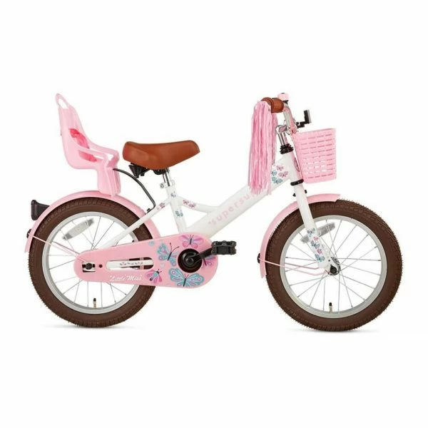 VÉLO ENFANT SUPERSUPER LITTLE MISS - 16 POUCES - BLANC 1 VÉLO ENFANT SUPERSUPER LITTLE MISS - 16 POUCES - BLANC