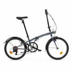VELO PLIANT OXYLANE 120 GRIS