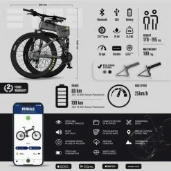 VÉLO VTT ÉLECTRIQUE PLIANT 27,5" SMARTBIKE - LEGEND ETNA 14AH GRIS -VÉLOS ÉLECTRIQUES Soldes Magasin velo vtt electrique pliant 275 smartbike legend etna 14ah gris 4 1 600x600 1