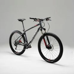 VÉLO VTT ST 540 NOIR ROUGE 27,5" -VÉLOS ÉLECTRIQUES Soldes Magasin velo vtt st 540 noir rouge 275 3 600x600 1