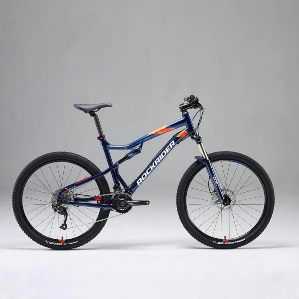 VÉLO VTT TOUT SUSPENDU ST 540 S BLEU ORANGE 27,5" 3 VÉLO VTT TOUT SUSPENDU ST 540 S BLEU ORANGE 27,5" – Image 3
