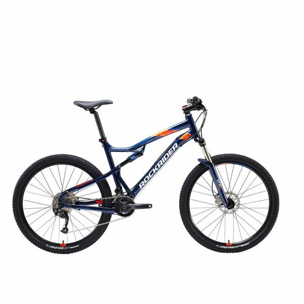 VÉLO VTT TOUT SUSPENDU ST 540 S BLEU ORANGE 27,5" 1 VÉLO VTT TOUT SUSPENDU ST 540 S BLEU ORANGE 27,5"