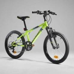 VTT ENFANT ROCKRIDER ST 500 20 POUCES 6-9 ANS JAUNE FLUO -VÉLOS ÉLECTRIQUES Soldes Magasin vtt enfant rockrider st 500 20 pouces 6 9 ans jaune fluo 1 600x600 1